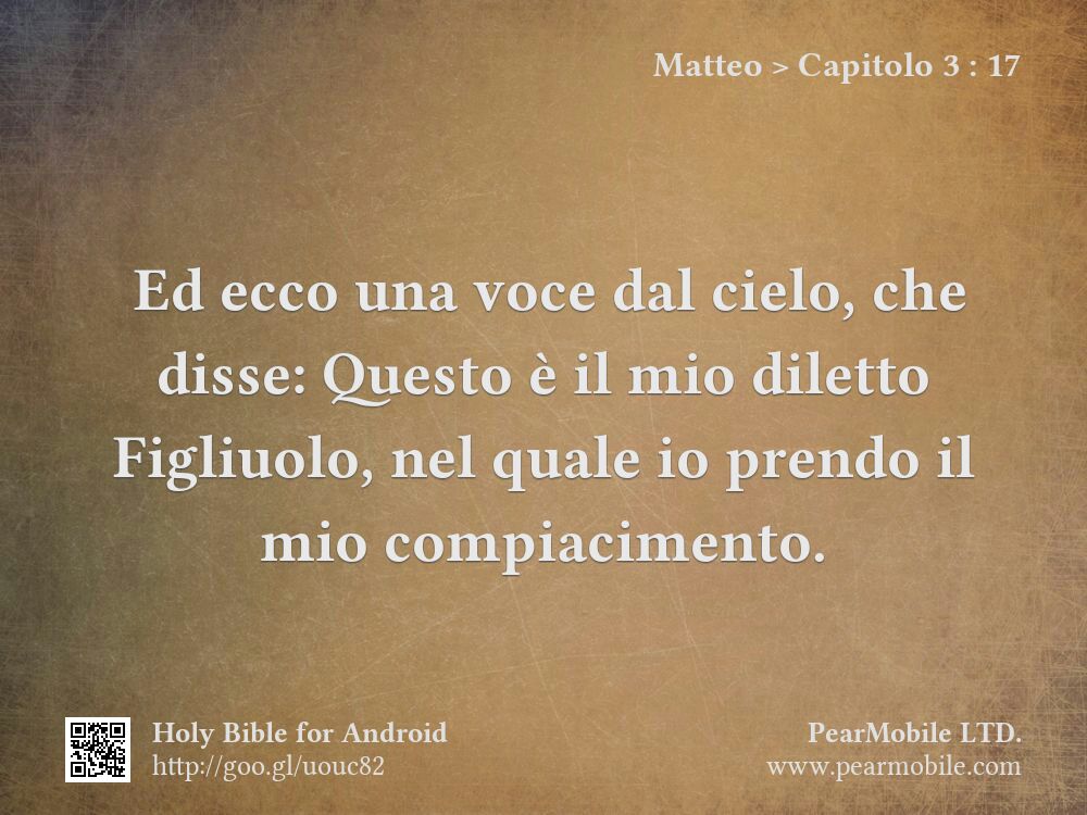 Matteo, Capitolo 3:17